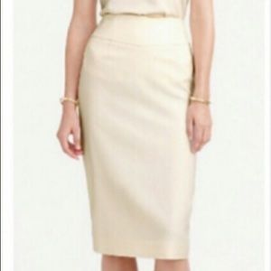 J. Crew Super 120s Wool Telegraph Skirt | Size 2P